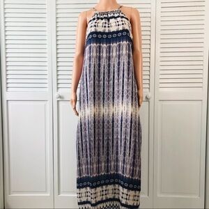 New ONE CLOTHING Multicolor Spaghetti Strap Maxi Dress Size Medium